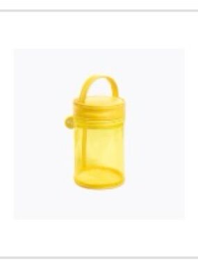 Paula's Choice Bright Yellow Kids Snack Jar with Handle